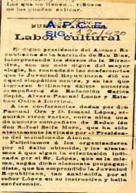 Labor cultural | Biblioteca Virtual Miguel de Cervantes