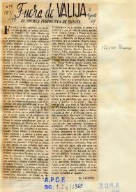 El primer periodista de España / El Valijero | Biblioteca Virtual Miguel de Cervantes