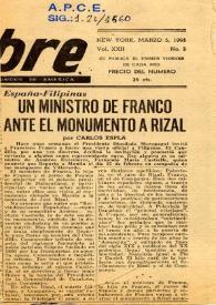 España -- Filipinas. Un ministro de Franco ante el monumento a Rizal / por Carlos Esplá | Biblioteca Virtual Miguel de Cervantes