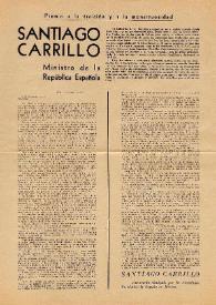 Carta de Santiago Carrillo a Wenceslao Carrillo. París, 15 de mayo de 1939 | Biblioteca Virtual Miguel de Cervantes