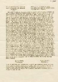 Carta del Círculo Cultural Pablo Iglesias al Círculo Cultural Jaime Vera | Biblioteca Virtual Miguel de Cervantes