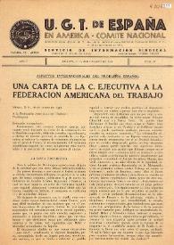 Una carta de la C. Ejecutiva a la Federación Americana del Trabajo. México D. F., 16 de marzo 1946 | Biblioteca Virtual Miguel de Cervantes