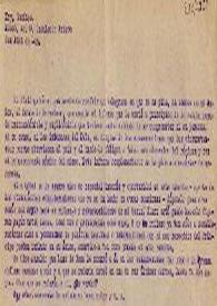 Carta de un representante monárquico a Indalecio Prieto | Biblioteca Virtual Miguel de Cervantes