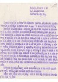 Carta de T. Gómez a Indalecio Prieto". Washington, 26 de nero de 1950 | Biblioteca Virtual Miguel de Cervantes