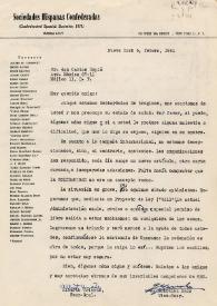 Carta de Alberto Uriarte y Jesús González Malo a Carlos Esplá. Nueva York, 6 de febrero de 1961 | Biblioteca Virtual Miguel de Cervantes