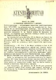 Ateneo Libertad. Actividades | Biblioteca Virtual Miguel de Cervantes