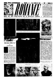 Romance : Revista Popular Hispanoamericana. Año I, núm. 20, 15 de enero de 1941 | Biblioteca Virtual Miguel de Cervantes