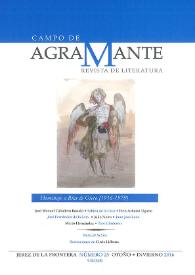 Campo de Agramante : revista de literatura. Núm. 25 (otoño-invierno 2016) | Biblioteca Virtual Miguel de Cervantes