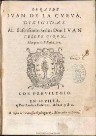 Obras de Iuan de la Cueua ...  | Biblioteca Virtual Miguel de Cervantes