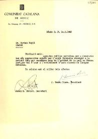 Carta de Josep Tomás i Piera a Carlos Esplá. México D. F. 14 de febrero 1942 | Biblioteca Virtual Miguel de Cervantes