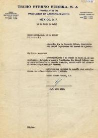 Carta de Luis Ochoa a Fernando Valera. México D. F., 15 de junio 1945 | Biblioteca Virtual Miguel de Cervantes
