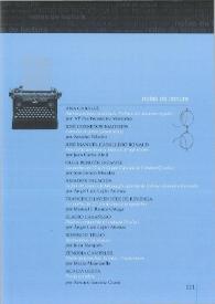 Campo de Agramante: revista de literatura. Núm. 25 (otoño-invierno  2016). Notas de lectura | Biblioteca Virtual Miguel de Cervantes