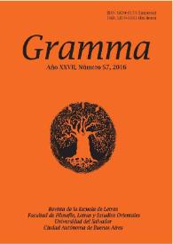 Gramma. Año XXVII, número 57, 2016 | Biblioteca Virtual Miguel de Cervantes