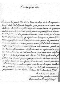 Memorial del ex jesuita Juan de Leste, que fue coadjutor de la Provincia de Castilla, residente en Bolonia, donde describe su penosa situación y la de su familia para solicitar un socorro extraordinario. 22 de octubre de 1796 | Biblioteca Virtual Miguel de Cervantes