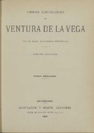 Obras escogidas. Tomo segundo / de Ventura de la Vega | Biblioteca Virtual Miguel de Cervantes
