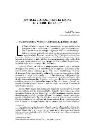Justicia global, justicia legal e imperio de la ley / Isabel Turégano | Biblioteca Virtual Miguel de Cervantes