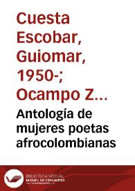 Antología de mujeres poetas afrocolombianas | Biblioteca Virtual Miguel de Cervantes
