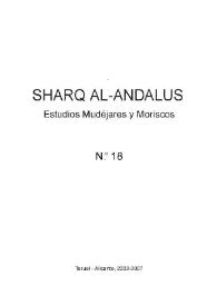 Sharq Al-Andalus. Núm. 18, Año 2003-2007 | Biblioteca Virtual Miguel de Cervantes