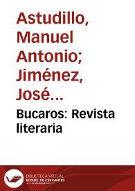 Bucaros: Revista literaria | Biblioteca Virtual Miguel de Cervantes