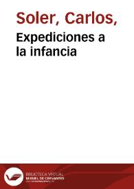 Expediciones a la infancia | Biblioteca Virtual Miguel de Cervantes