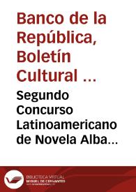 Segundo Concurso Latinoamericano de Novela Alba Narrativa 2011 | Biblioteca Virtual Miguel de Cervantes