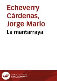 La mantarraya | Biblioteca Virtual Miguel de Cervantes