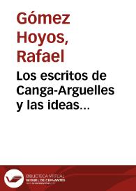 Los escritos de Canga-Argüelles y las ideas democráticas de Nariño : una cita bibliográfica olvidada | Biblioteca Virtual Miguel de Cervantes