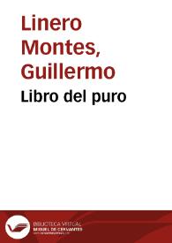 Libro del puro | Biblioteca Virtual Miguel de Cervantes