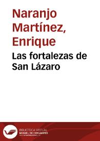 Las fortalezas de San Lázaro | Biblioteca Virtual Miguel de Cervantes