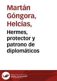 Hermes, protector y patrono de diplomáticos | Biblioteca Virtual Miguel de Cervantes