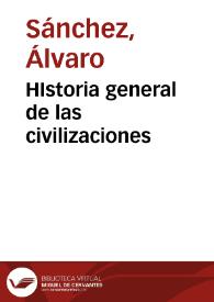 HIstoria general de las civilizaciones | Biblioteca Virtual Miguel de Cervantes