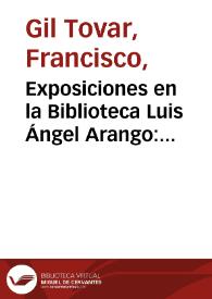 Exposiciones en la Biblioteca Luis Ángel Arango: Artistas gráficos suecos | Biblioteca Virtual Miguel de Cervantes
