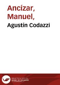 Agustín Codazzi | Biblioteca Virtual Miguel de Cervantes