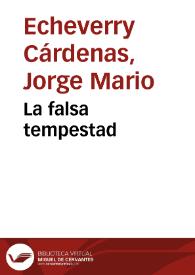 La falsa tempestad | Biblioteca Virtual Miguel de Cervantes