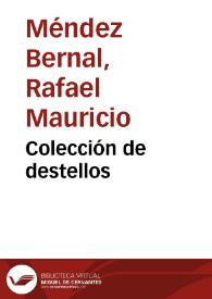 Colección de destellos | Biblioteca Virtual Miguel de Cervantes