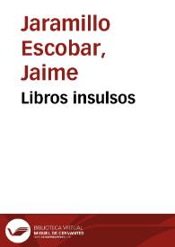 Libros insulsos | Biblioteca Virtual Miguel de Cervantes