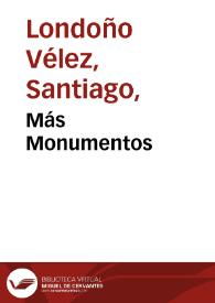 Más Monumentos | Biblioteca Virtual Miguel de Cervantes