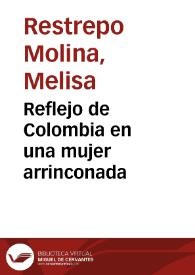 Reflejo de Colombia en una mujer arrinconada | Biblioteca Virtual Miguel de Cervantes
