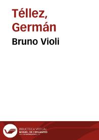 Bruno Violi | Biblioteca Virtual Miguel de Cervantes