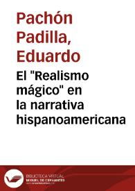 El "Realismo mágico" en la narrativa hispanoamericana | Biblioteca Virtual Miguel de Cervantes