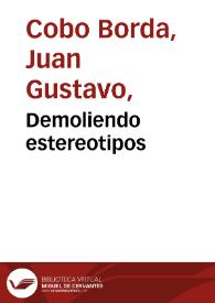 Demoliendo estereotipos | Biblioteca Virtual Miguel de Cervantes