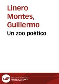 Un zoo poético | Biblioteca Virtual Miguel de Cervantes