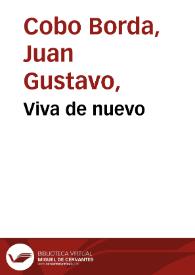 Viva de nuevo | Biblioteca Virtual Miguel de Cervantes
