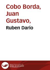 Rubén Darío | Biblioteca Virtual Miguel de Cervantes