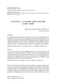 "Lo fatal", un poema conclusivo de Rubén Darío / Francisco Javier Díez de Revenga | Biblioteca Virtual Miguel de Cervantes