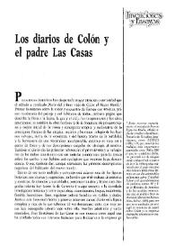 Los diarios de Colón y el padre Las Casas / Rodolfo A. Borello | Biblioteca Virtual Miguel de Cervantes