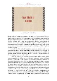 Secção Editorial de A Batalha (SEAB) (1919-1927) [Semblanza] / António Baião | Biblioteca Virtual Miguel de Cervantes
