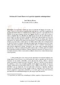 Fortuna de Cesare Pavese en la poesía española contemporánea / José Muñoz Rivas | Biblioteca Virtual Miguel de Cervantes