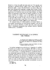 Vázquez Montalbán o la lógica del terror / Juan Pedro Quiñonero | Biblioteca Virtual Miguel de Cervantes