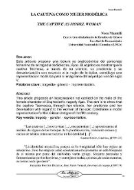 La cautiva como mujer modélica / Nora Mantelli | Biblioteca Virtual Miguel de Cervantes